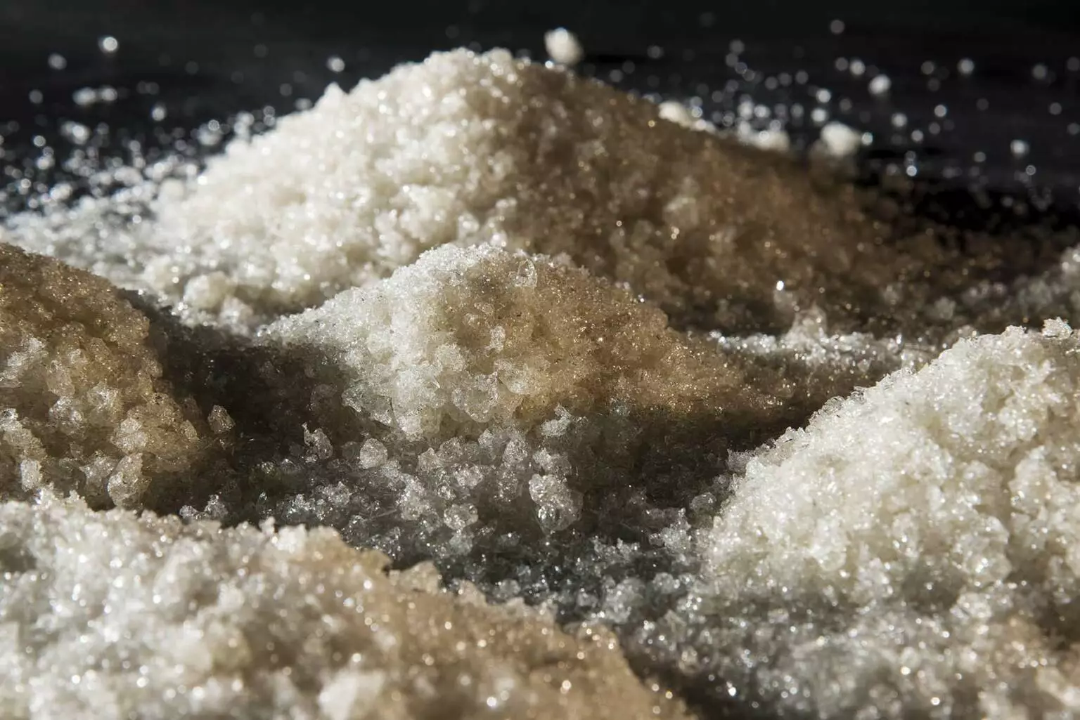 INCA ceramic frit — glass granules close-up